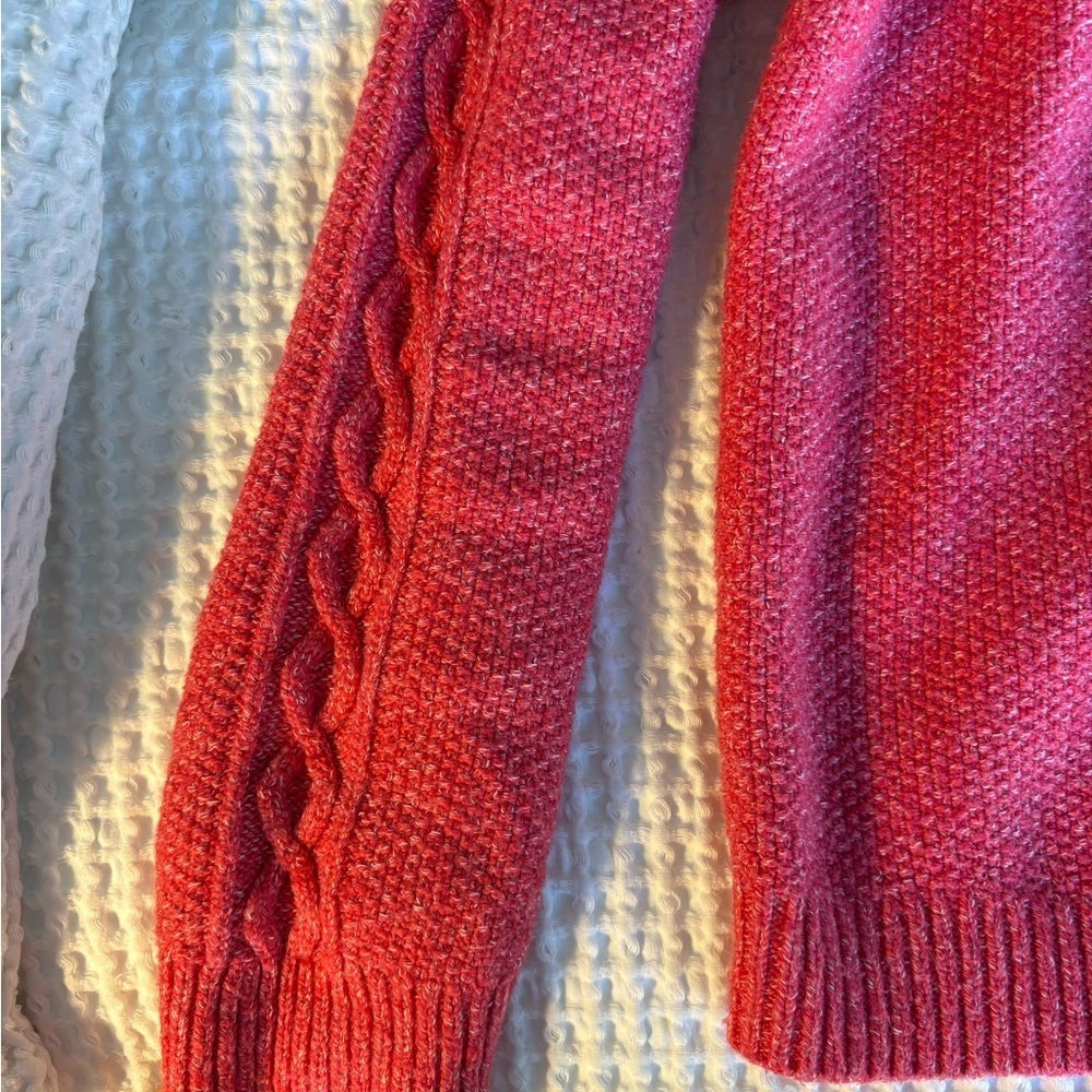 CAbi Vibrant Pink Cowl Neck Sweater - Picture 3 of 6
